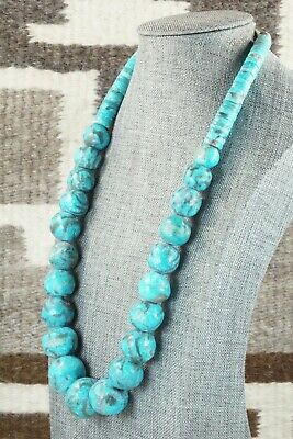 Turquoise & Sterling Silver Necklace - Joe Garcia