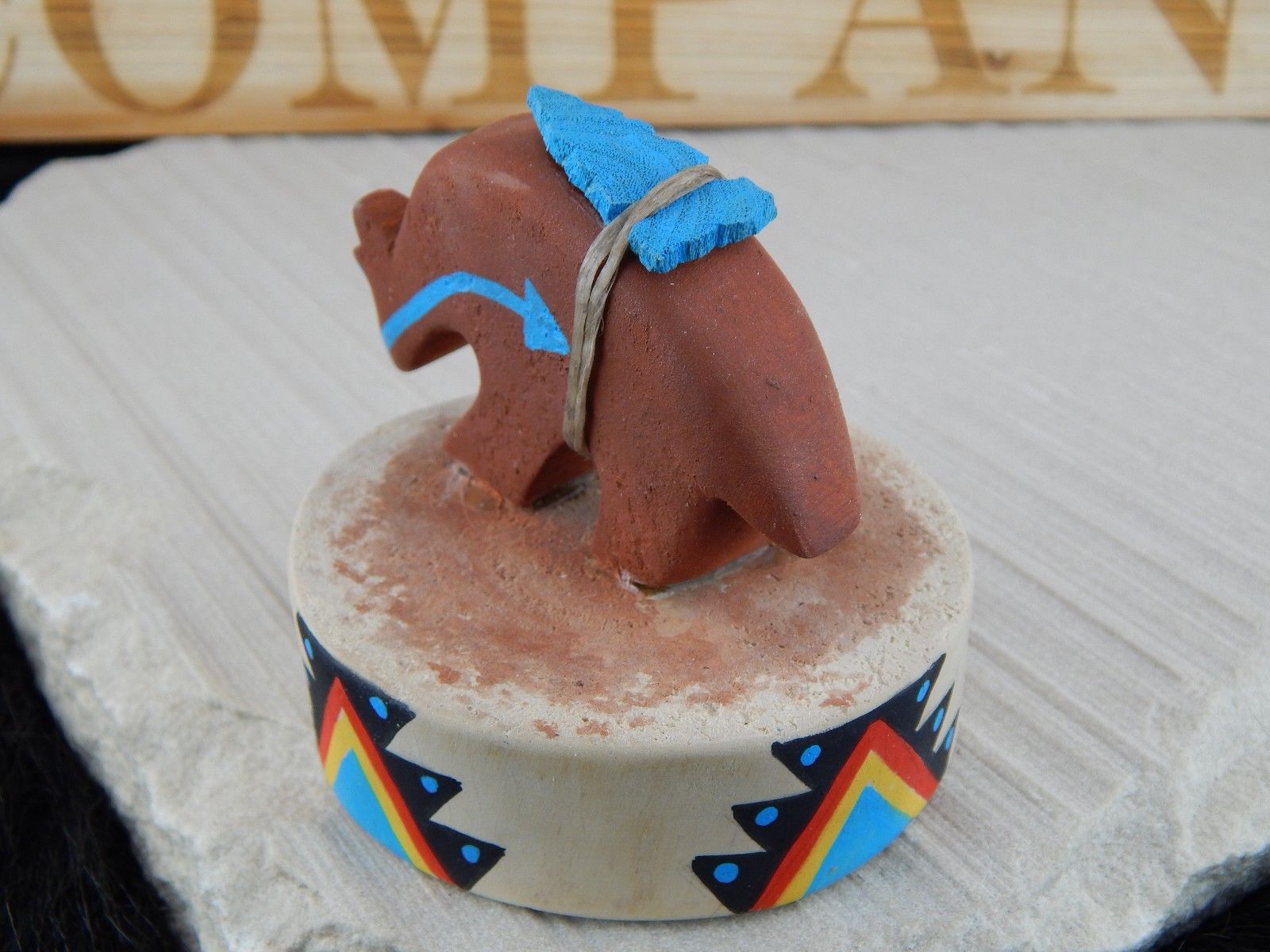 Bear Zuni Fetish Carving - Eldred Sanchez - High Lonesome Trading