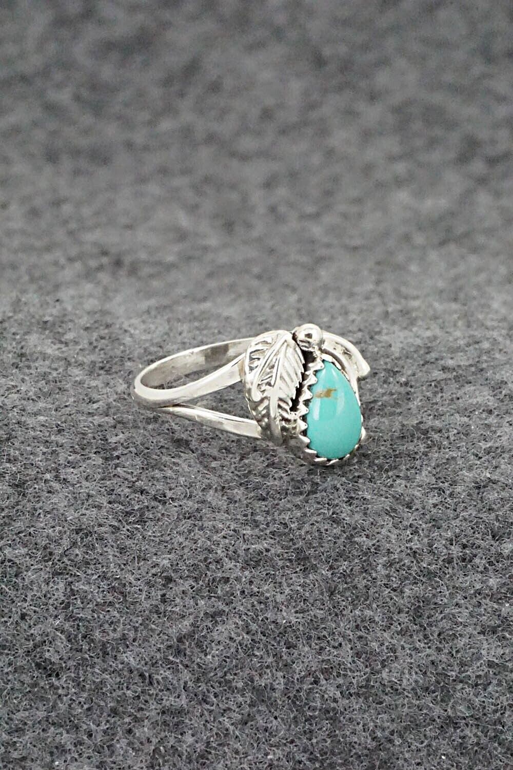 Turquoise & Sterling Silver Ring - Letricia Largo - Size 5.5