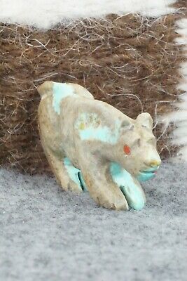 Mountain Lion Zuni Fetish Carving - Andres Quandelacy