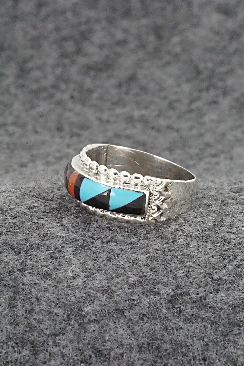 Multi Stone & Sterling Silver Ring - Rebecca Sheyka - Size 7