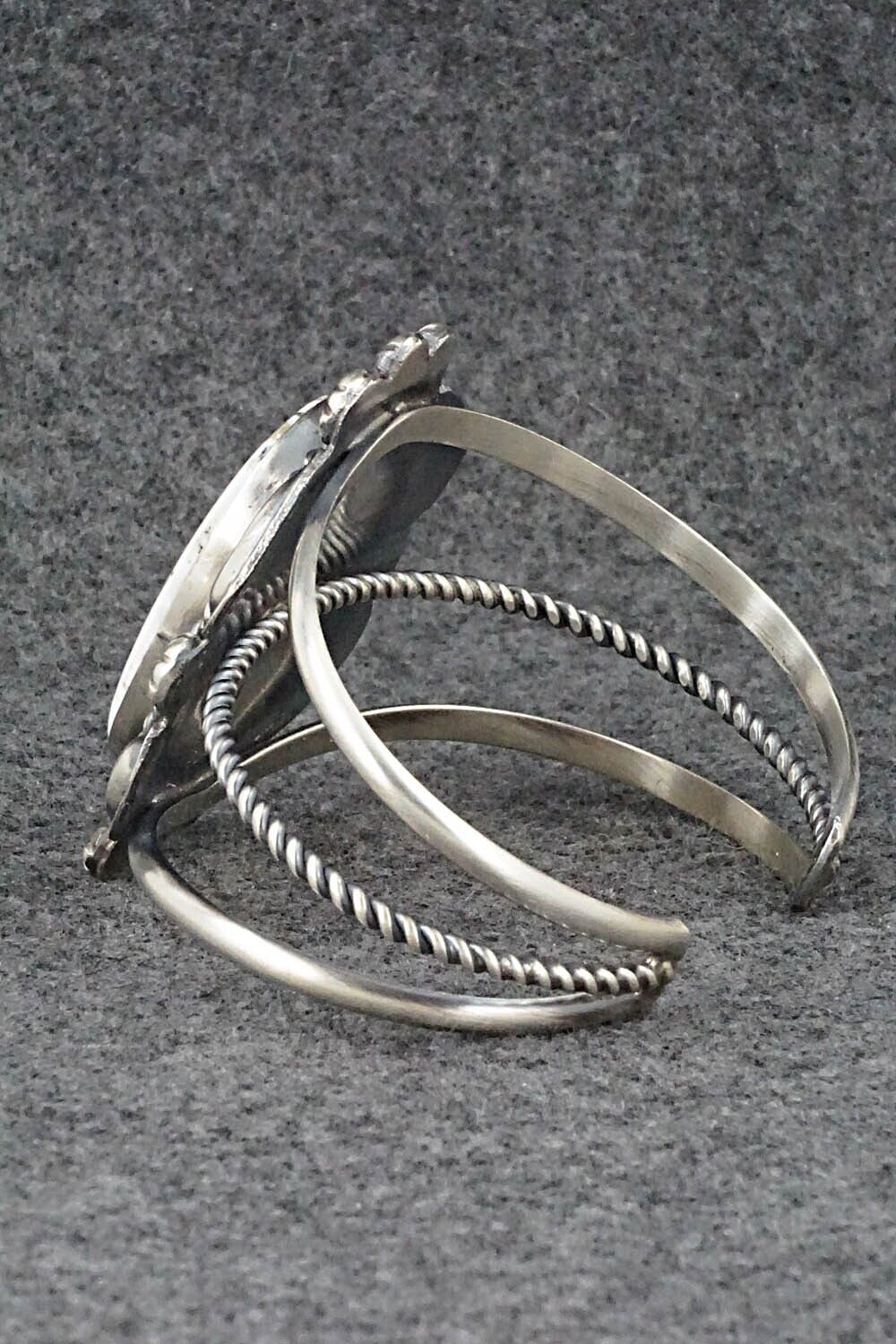 White Buffalo & Sterling Silver Bracelet - Jeff James