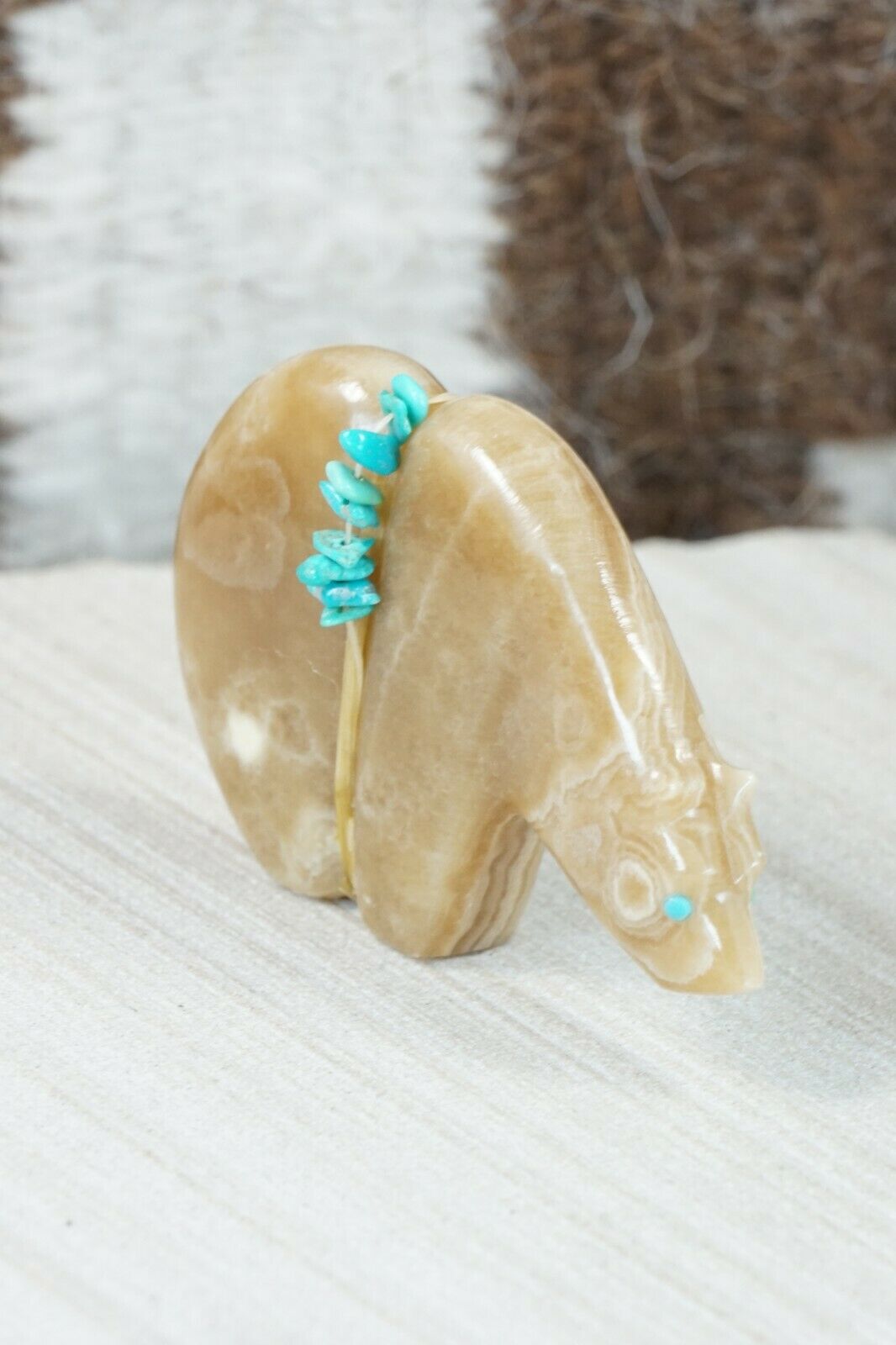 Bear Zuni Fetish Carving - Paulette Quam
