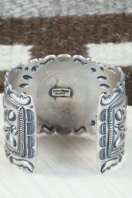 Navajo Sterling Silver Bracelet - Eugene Charley
