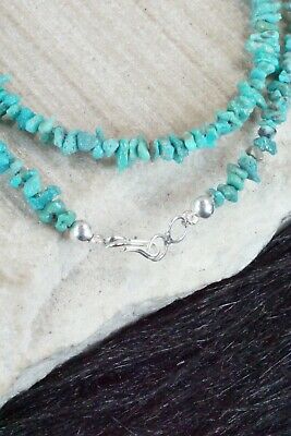 Turquoise & Sterling Silver Necklace - Navajo