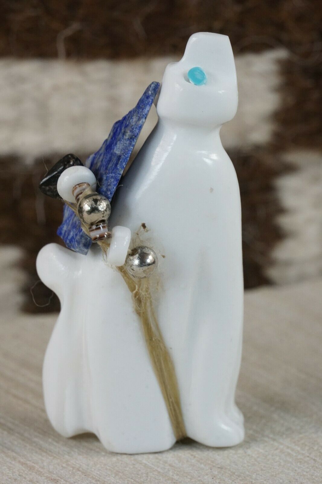 Wolf Zuni Fetish Carving - Lance Deysee - High Lonesome Trading