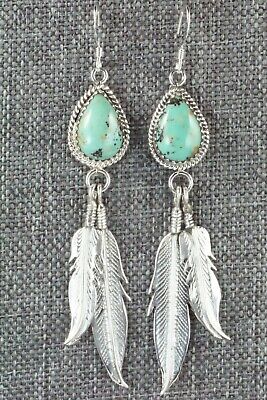 Turquoise & Sterling Silver Earrings - Judy Largo