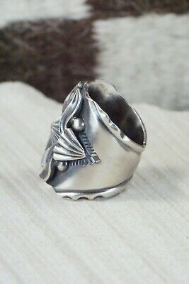 Navajo Sterling Silver Ring - Delbert Gordon - Size 10.5