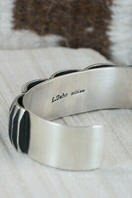 Navajo Sterling Silver Bracelet - Leander Tahe