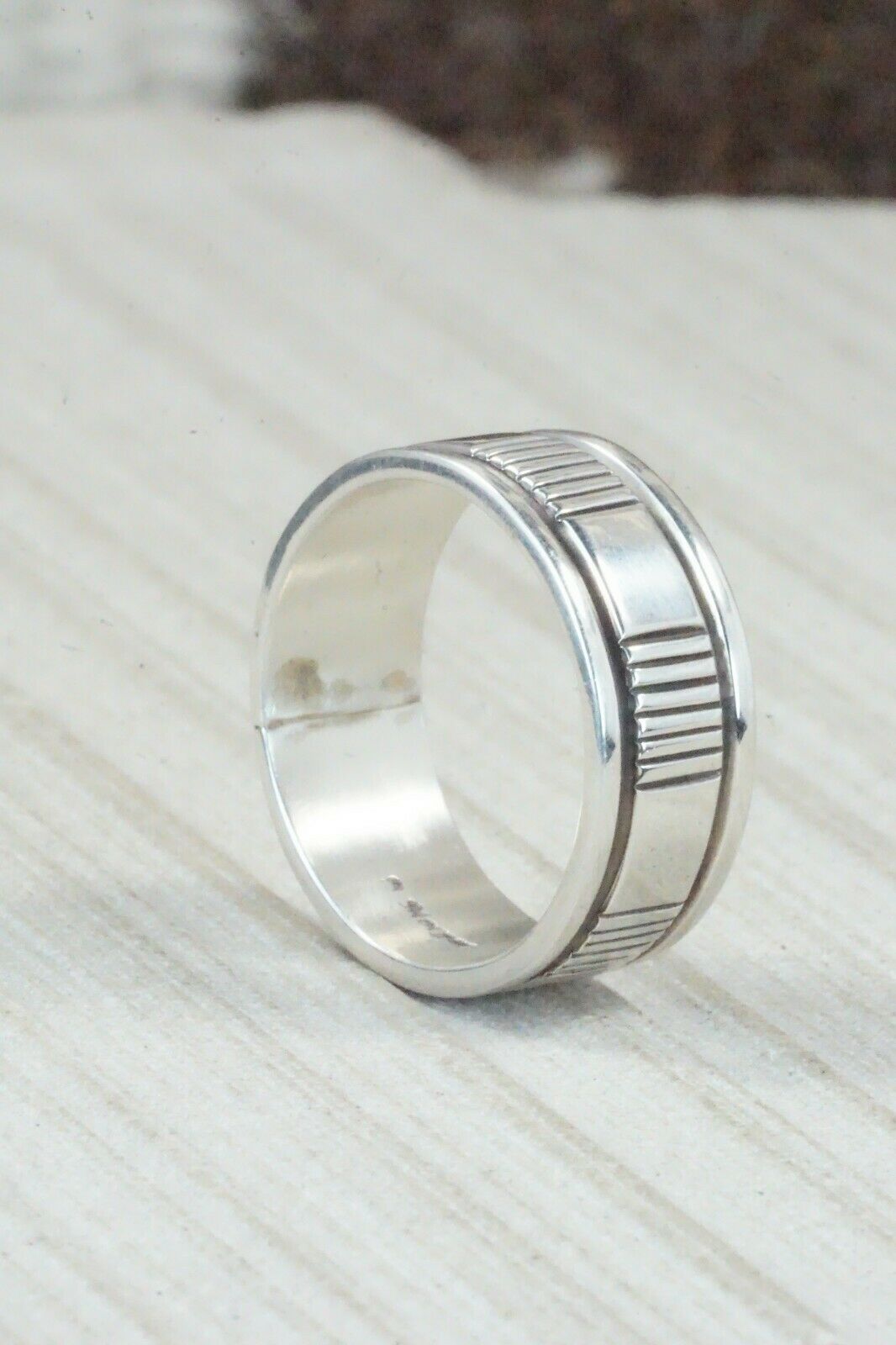 Sterling Silver Ring - Bruce Morgan - Size 11.75