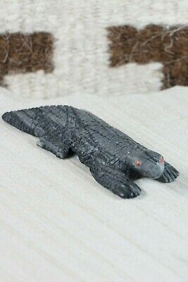 Badger Zuni Fetish Carving - Herbert Him Jr. - High Lonesome Trading