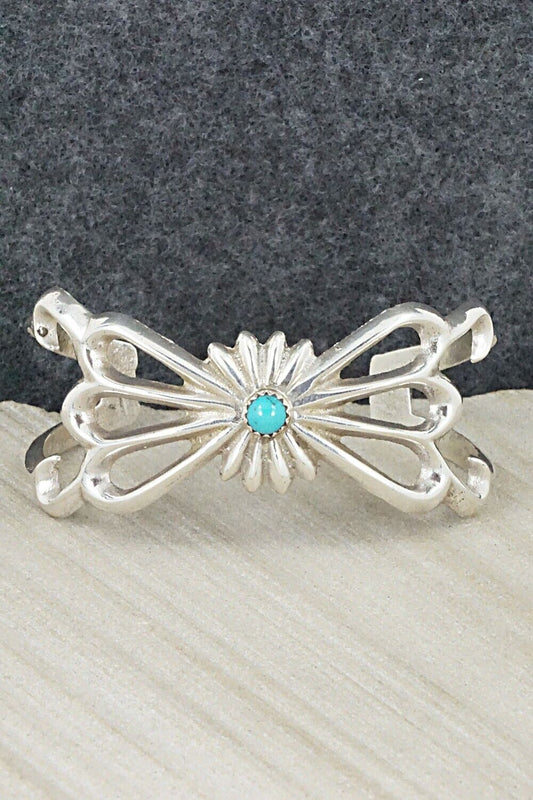 Turquoise & Sterling Silver Bracelet - Sheridan Bitsy