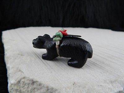 Bear Zuni Fetish Carving - Sly Walela - High Lonesome Trading