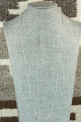 Sterling Silver Chain Necklace - Sterling Silver 24"