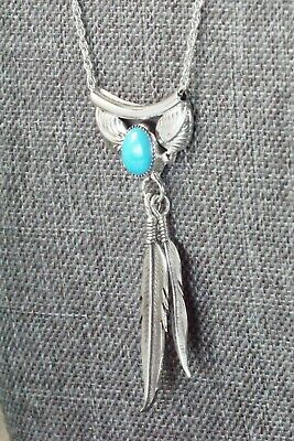 Turquoise & Sterling Silver Necklace - Sharon McCarthy
