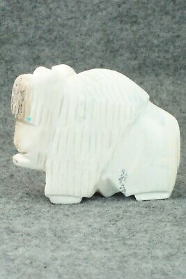 Buffalo Zuni Fetish Carving - Gilbert Lonjose