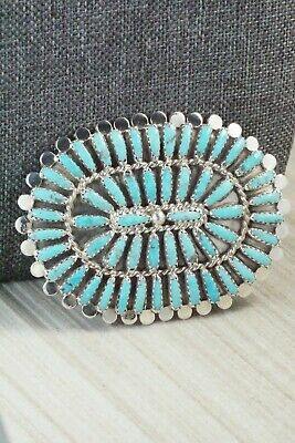 Turquoise & Sterling Silver Squash Blossom Set - Lavell Byjoe - High Lonesome Trading