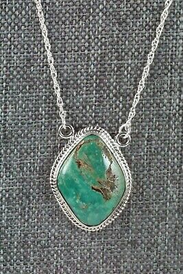 Navajo Turquoise & Sterling Silver Necklace - Annie Spencer