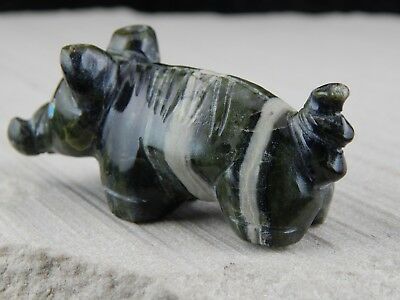 Hog Zuni Fetish Carving - Louise Ponchuella - High Lonesome Trading