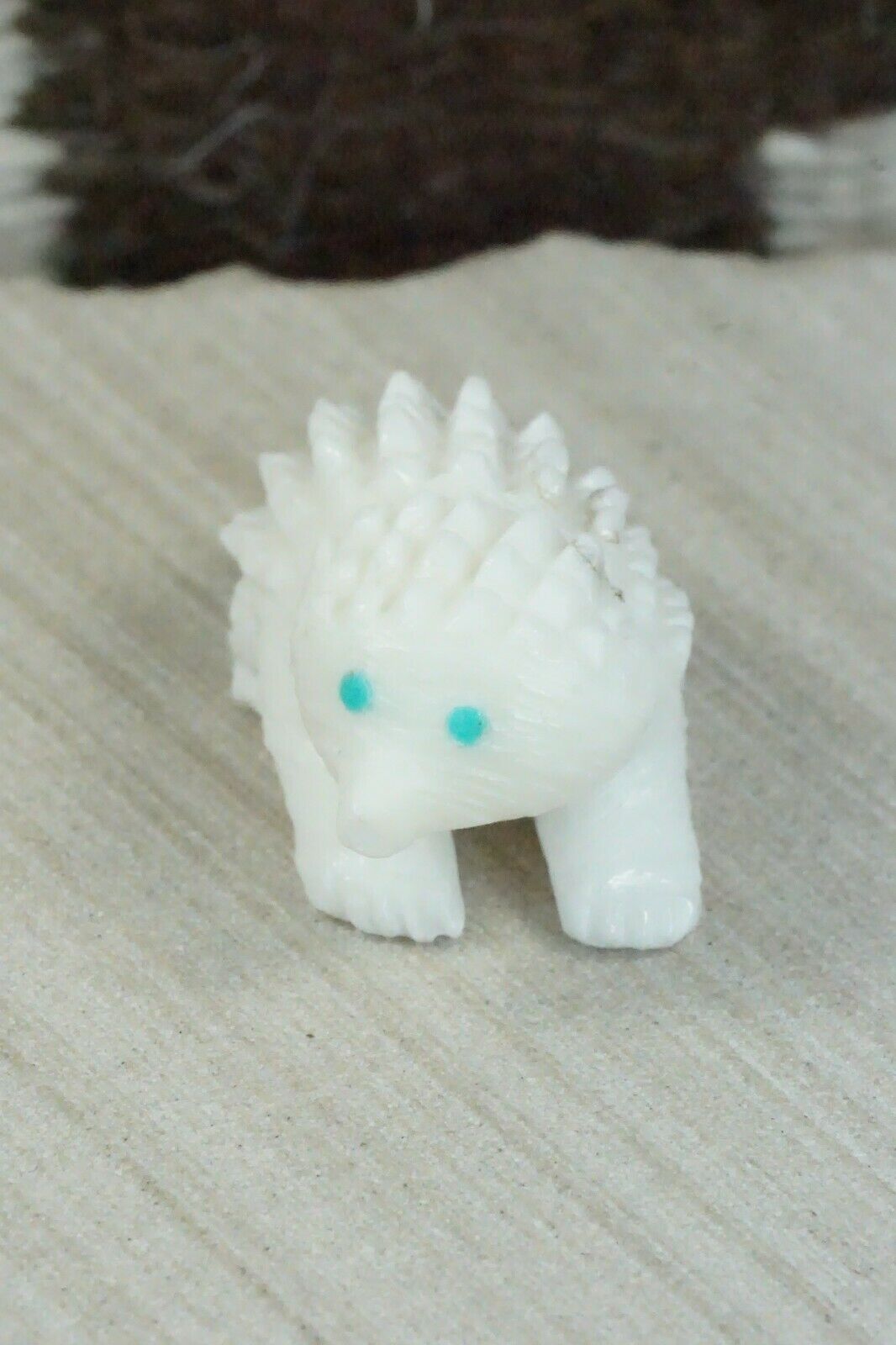 Porcupine Zuni Fetish Carving - Jonas Hustito