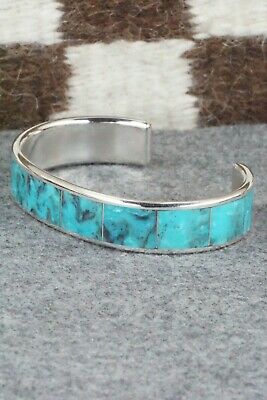Turquoise & Sterling Silver Bracelet - Larry Loretto