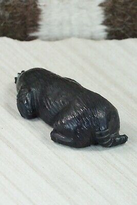 Mole Zuni Fetish Carving - Derrick Kaamasee
