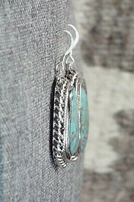 Turquoise & Sterling Silver Earrings - Sharon McCarthy