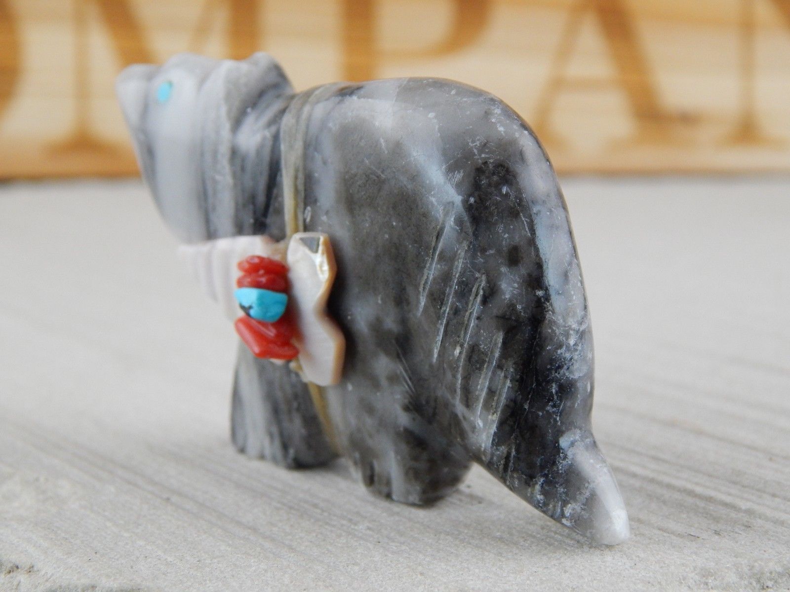 Bear Zuni Fetish Carving - Lena Boone - High Lonesome Trading