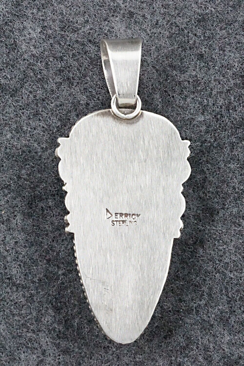 Turquoise and Sterling Silver Pendant - Derrick Gordon