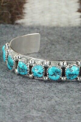 Turquoise and Sterling Silver Bracelet - Darleen Begay