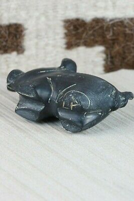 Pig Zuni Fetish Carving - Louise Ponchuella - High Lonesome Trading