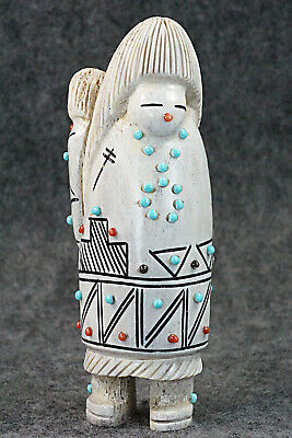 Corn Maiden Zuni Fetish Carving - Claudia Peina