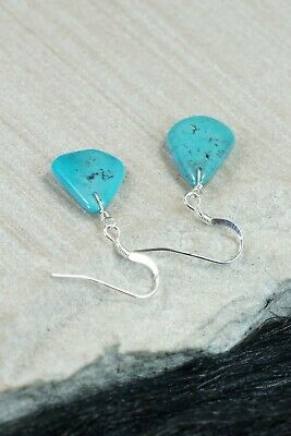 Navajo Turquoise & Sterling Silver Earrings - Native American