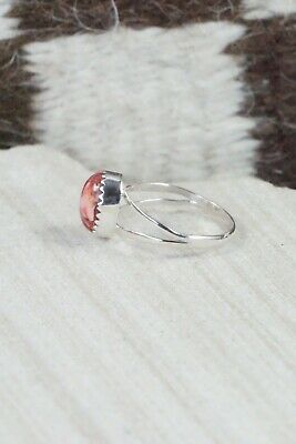 Spiny Oyster & Sterling Silver Ring - Robert Martinez - Size 7.25