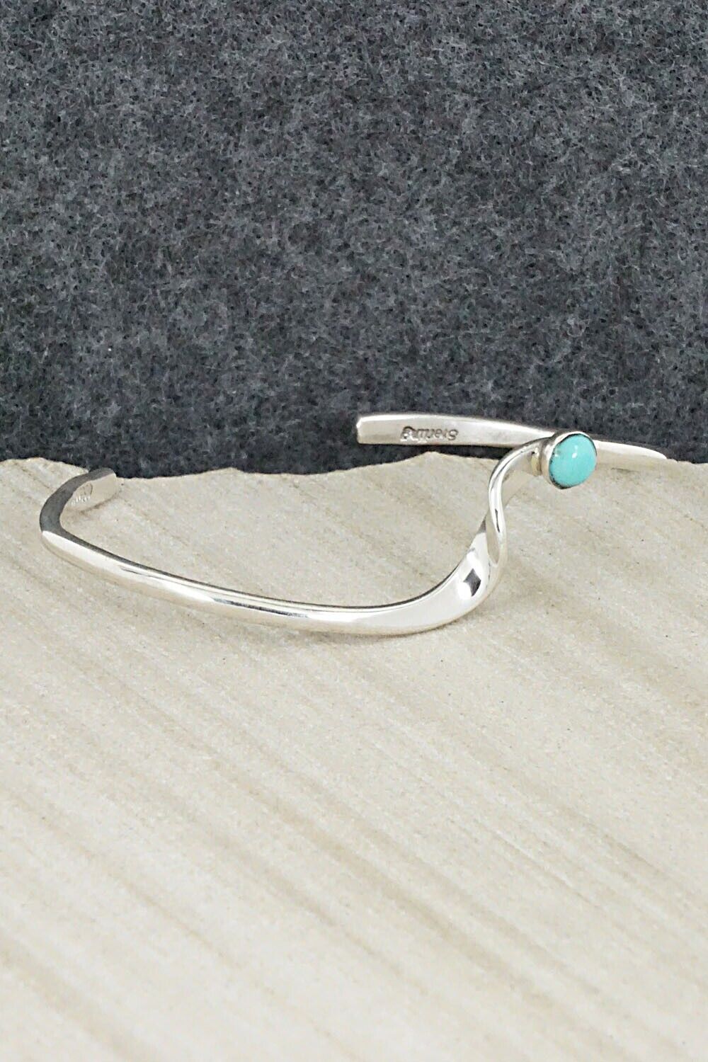 Turquoise & Sterling Silver Bracelet - Yolanda Skeets