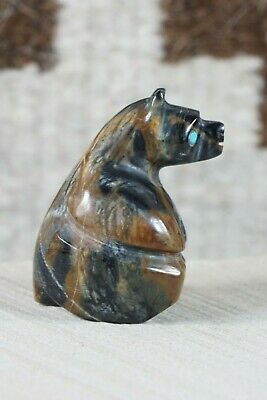Bear Zuni Fetish Carving - Ronnie Lunasee - High Lonesome Trading