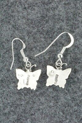 Turquoise & Sterling Silver Earrings - Lucille Platero