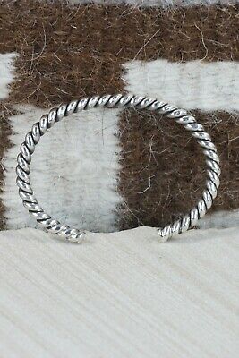 Navajo Sterling Silver Bracelet - Elaine Tahe