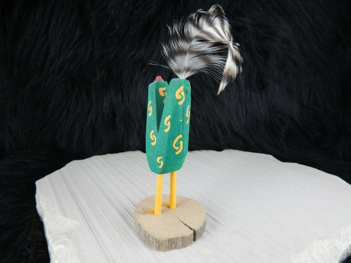 Navajo Chicken Folk Art - I.S. Yaz - Native American - High Lonesome Trading