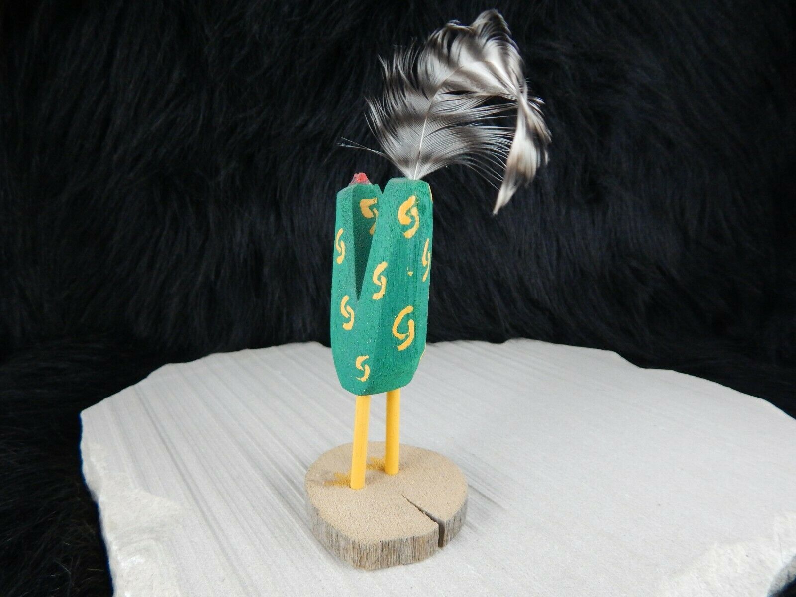 Navajo Chicken Folk Art - I.S. Yaz - Native American - High Lonesome Trading
