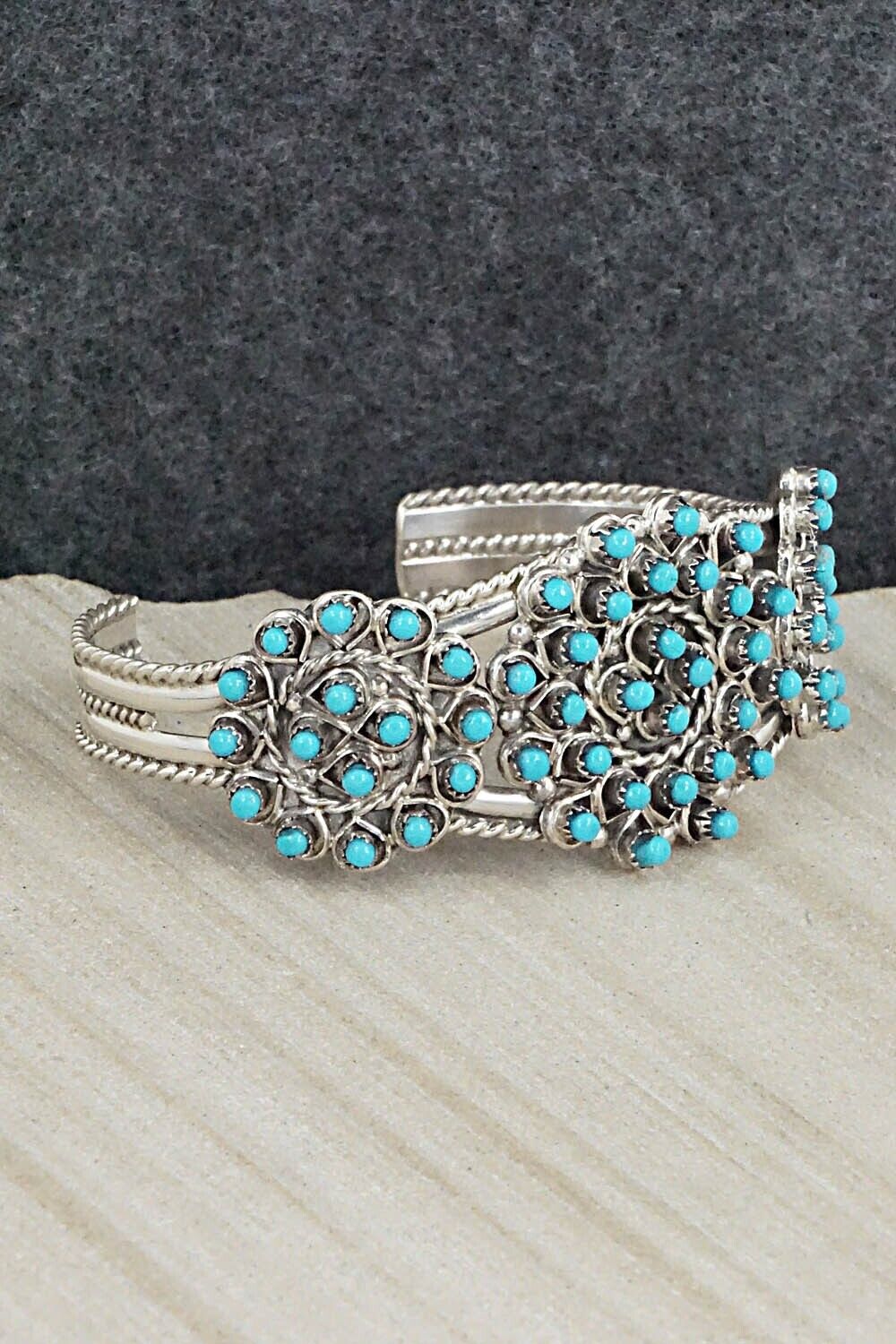 Turquoise & Sterling Silver Bracelet - Wayne Johnson Sr.