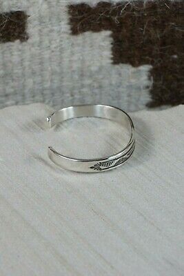 Navajo Sterling Silver Bracelet - Bruce Morgan - High Lonesome Trading