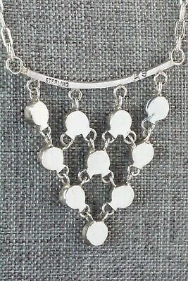Coral & Sterling Silver Necklace and Earrings - Anthony Skeets