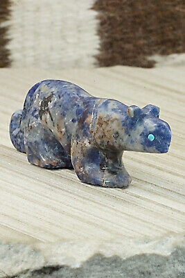 Mountain Lion Zuni Fetish Carving - Ronnie Lunasee