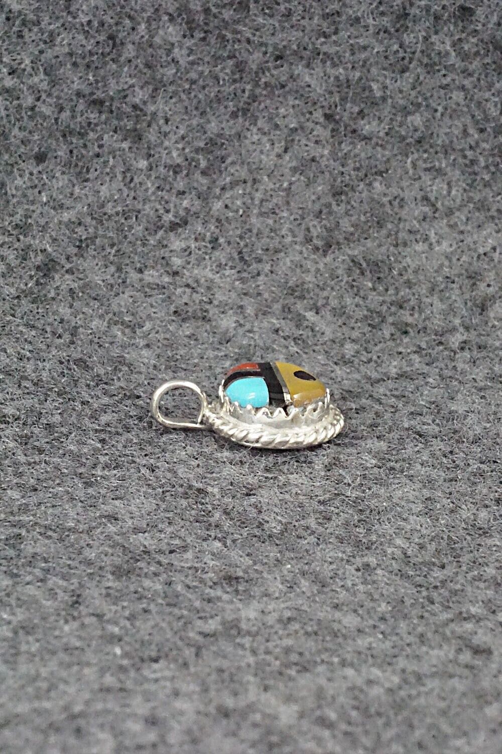 Multi Stone & Sterling Silver Pendant - Elvira Kiyite
