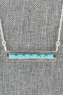 Turquoise & Sterling Silver Necklace - Laurie Kallestewa