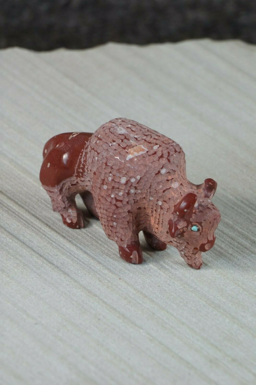 Buffalo Zuni Fetish Carving - Russell Shack - High Lonesome Trading