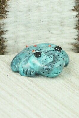 Frog Zuni Fetish Carving - Reynold Lunasee
