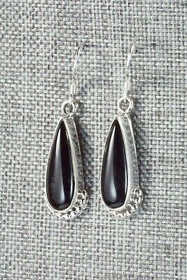Onyx & Sterling Silver Earrings - Judy Largo