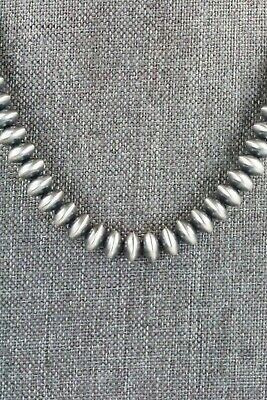 Sterling Silver Navajo Pearl Necklace - Tonisha Haley